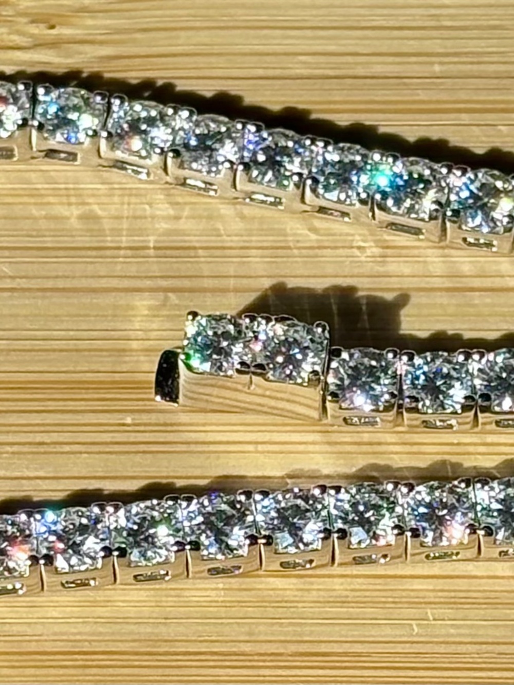 The “Ultimate” Moissanite tennis bracelet in sterling or Argentium silver! - Picture 9 of 16